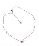 Pink Sapphire Necklace F093UN1971-13