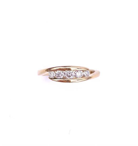 Yellow Gold Anniversary Band A359UF33A83Y