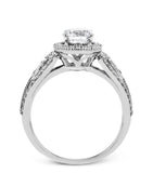 Simon G Diamond and Sapphire Engagement Ring A846LP2353