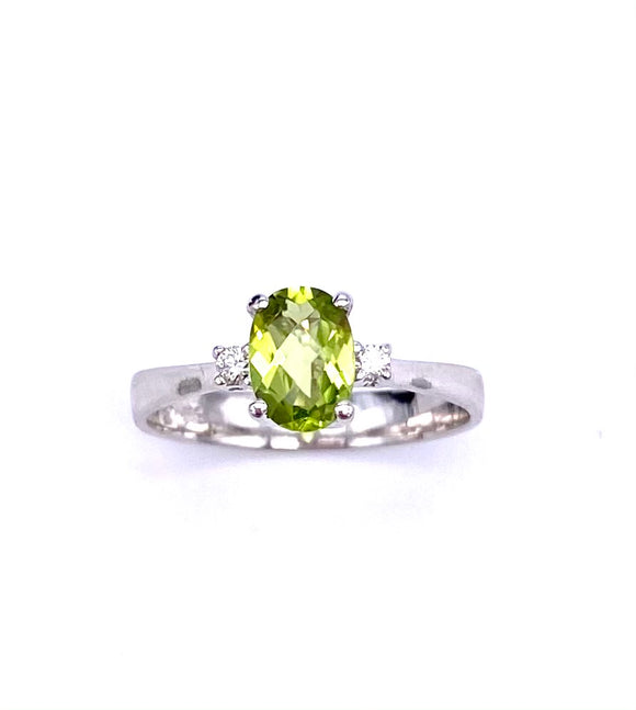 Oval Peridot Ring by Pe Jay Creations C070FD11644PER