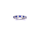 Sapphire and Diamond Band Ring A401RO3353