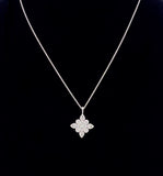 Beautiful Cordova Diamond Necklace in White Gold A0092227211