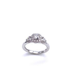 Lab Created Diamond Engagement Ring