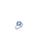 Round Blue Topaz Ring C330B375233