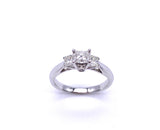 Princess Cut Three Stone Diamond Ring A245HDR1414P