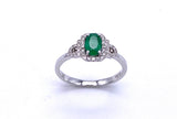 Emerald and Diamond Ring C330B241419