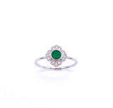 Emerald and Diamond Ring C087RM3921W