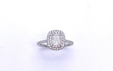 Sylvie Cushion Cut Diamond Engagement Ring A819SI086PC01