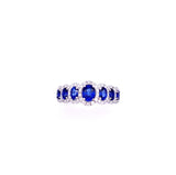 Blue Sapphire and Diamond Ring A317ZR1785213910