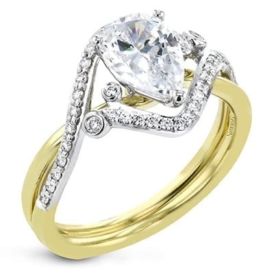 Simon G Pear Shaped Engagement Ring A846LR211PR