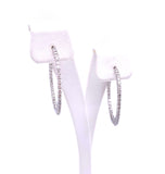 Inside Out Diamond Hoop Earrings 1.25 TDW A330B301002