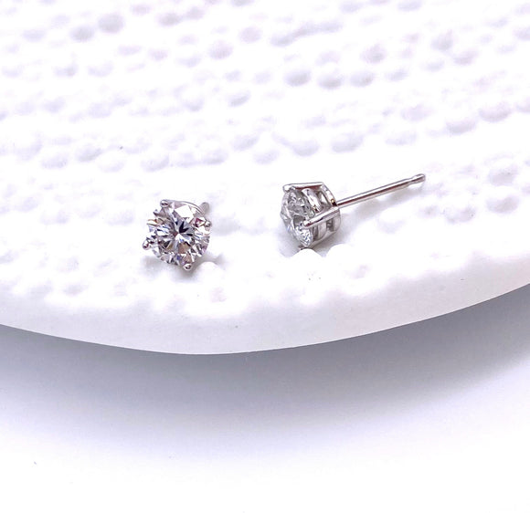 .75 Carat Total Weight Diamond Stud Earrings A025.75