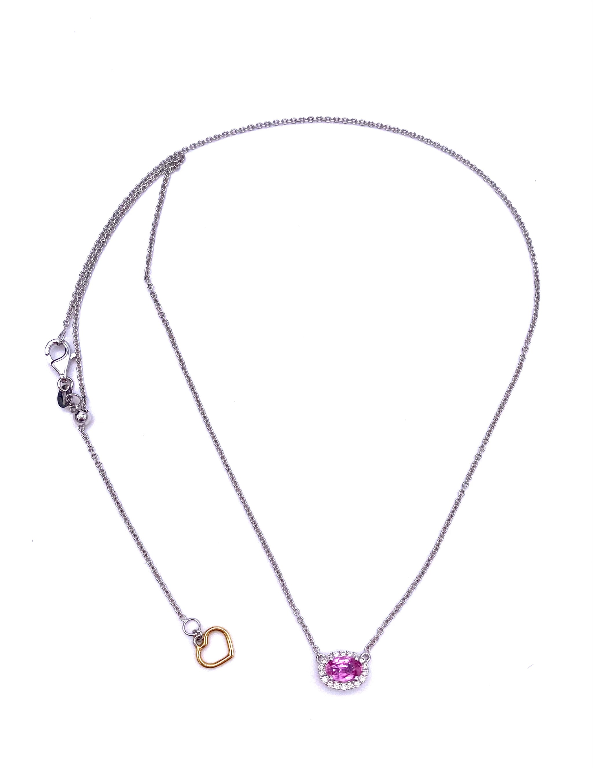 【9/15までタイムセール】HYSFORM TIMEPIECE NECKLACE Pink Sapphire Necklace F093UN1971-13 – Farley's