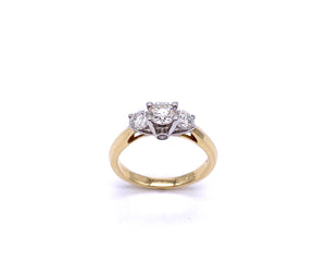 Three Stone Diamond Ring A245HDR14