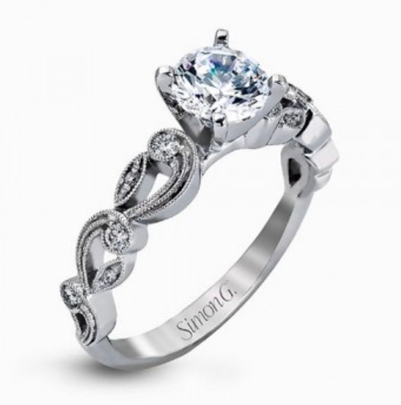 Simon G Engagement Ring A846TR473
