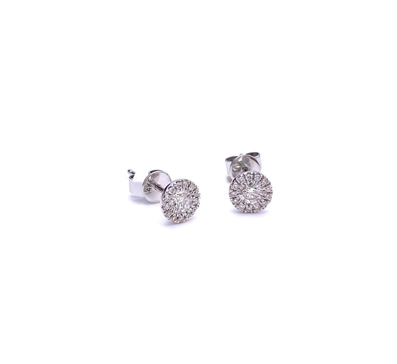 Diamond Cluster Earrings A093KE4133W5