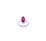 Marquis Shaped Rhodolite Garnet and Diamond Ring C038LCK30164RGAR