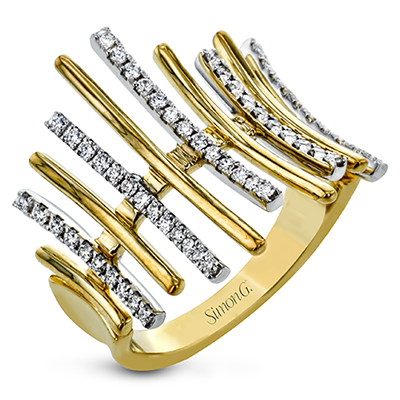 Simon G Two Tone Diamond Right Hand Ring A846LR2558