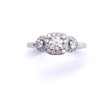 Lab Created Diamond Engagement Ring