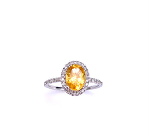 Oval Citrine Ring C330B382599