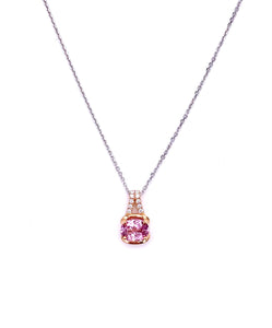 Lilac Garnet Necklace in Rose Gold F368PPF253LG2RI