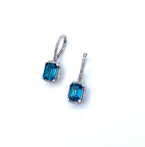 London Blue Topaz Earrings F330B382159