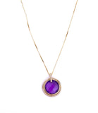 Amethyst Necklace in Yellow Gold F314P1264A
