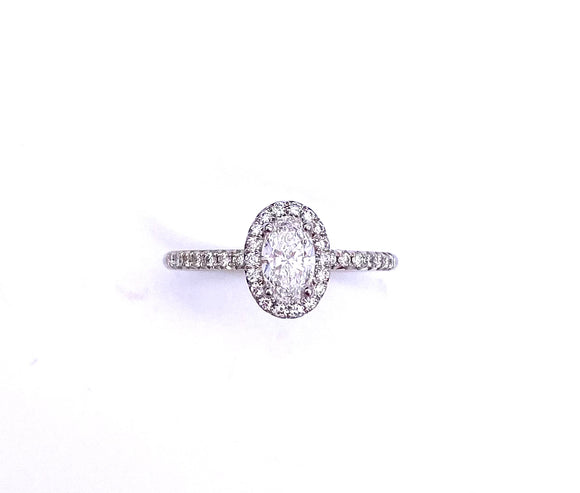 Sylvie Oval Engagement Ring A819S1893C05