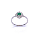 Emerald and Diamond Ring C087RM3921W
